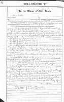 Will of Anna Neuens - 1909