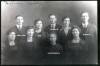 Childen of Balthazar Hoffman and Theresa Durrenberger (Back row, left - Albert John Hoffman)