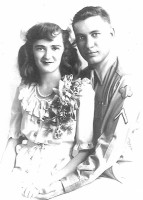 Billy Marvin Swartz and Ayme Sims Wedding - 1944