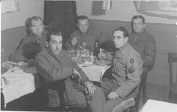 "Buzz" Gordon and friends during World War II