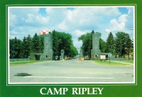 Entrance to Camp Ripley, Minnesota