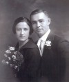 Carl E. Joern and wife Margaret Schons - married 12 October 1920