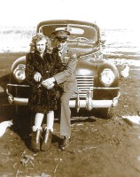 Clinton C. Swartz and future wife Dolly Unruh, ca 1946