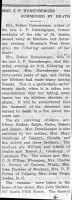Esther Groskopp Durenberger obituary, 1926