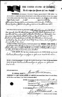 Gebhard Durrenbeger - transfer of 139.44 acres to Gebhard in Le Sueur, Minnesota - October 4, 1860