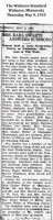 Gertrude Welter Swartz obituary, 1935
