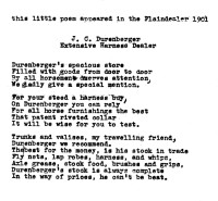 Advertisement in the Plain Dealer Newspaper, 1901