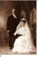 Sylvester Mans and Mary Schons (daughter of Peter and Anna). Married June 20, 1905