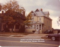 Joseph and Esther Durenberger home, Mankato, Minnesota
