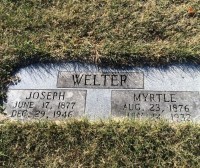 Joseph and Myrtle Welter - St. Henry's Catholic Cemetery, Perham, Minnesota
