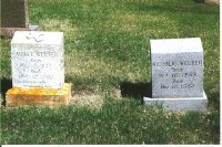 MI-NickWelter (1868-1952) and his wife Anna (Meyer) Welter gravestone