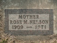 Rose Mary Schmitt (1909-1971), Calvary Cemetery, Jordan, Minnesota