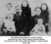 Nic Welter Jr Family Photo 1901