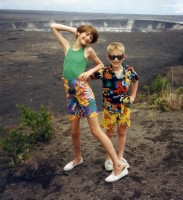 Rachel and Darren in New Zealand 1988-09