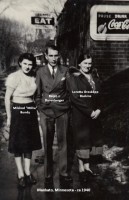 Ralph Durenberger, Millie Bundy, Loretta Groskopp - ca 1940