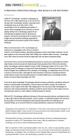 Robert W. Durrenberger biography, 2012