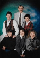 Sebastian Kornprobst and Imgard Durrenberger and children