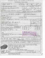 Warren M. Gordon Jr., military record and discharge, 1945