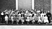 Warren Gordon - St. Marys 8th grade graduating class - Little Falls, MN - Jun 1961