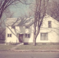 Warren Gordon Jr. home at 114 SE 8th Street, Little Falls, Minnesota (1952-about 1970)