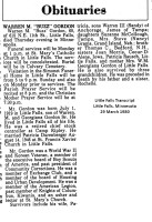 Warren M. Gordon Jr. obituary, 1980